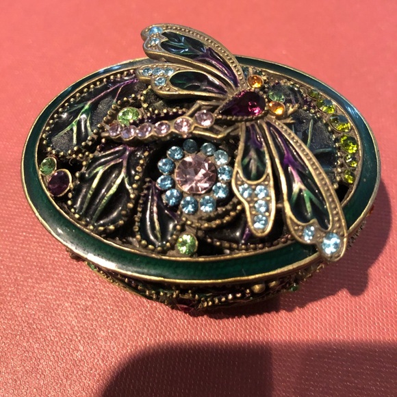 ❌SOLD❌ Swarovski Crystal Jewelry Box: Dragonfly - Picture 8 of 10